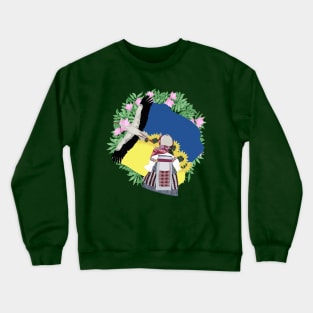 Ukrainian Folk Doll, Motanka. Crewneck Sweatshirt